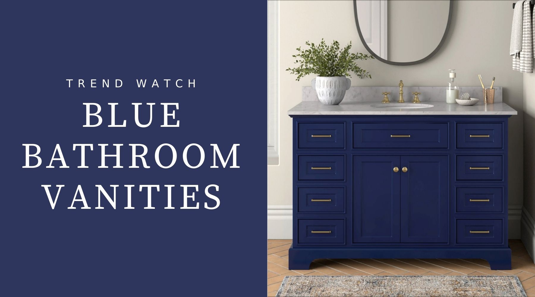 Trend Watch: Blue Bathroom Vanities – KitchenBathCollection