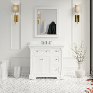 Sydney 36-inch Vanity with Engineered Marble Top