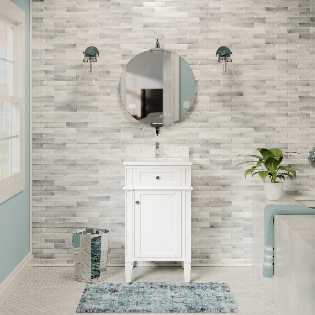 Hailey 20-inch Vanity with Engineered Marble Top – KitchenBathCollection