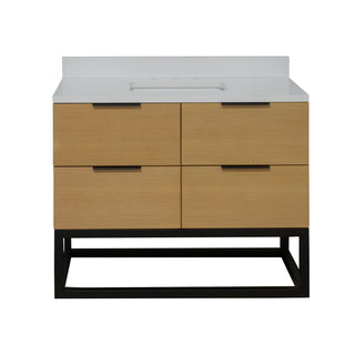 Mia 42-inch Vanity with Matte White Top