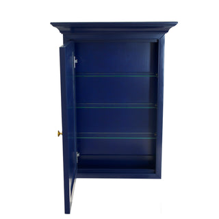 Newport Wall-Mounted Medicine Cabinet (Royal Blue)