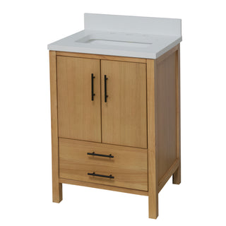California 24-inch Vanity with Matte White Top