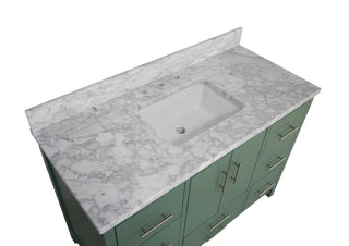 California 48-inch Vanity with Carrara Marble Top