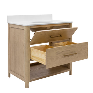 Astoria 36-inch Vanity with Engineered White Top