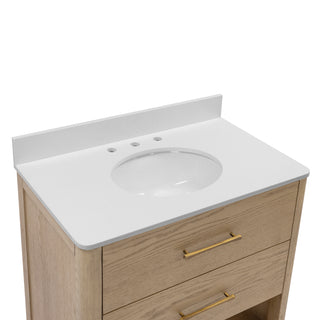 Astoria 36-inch Vanity with Engineered White Top