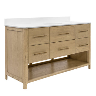 Astoria 60-inch Single Vanity with Engineered White Top