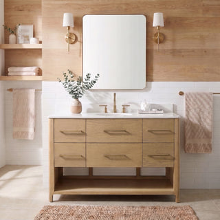 Astoria 60-inch Single Vanity with Engineered White Top