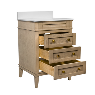 Eleanor 24-inch Vanity with Engineered White Top