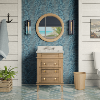 Eleanor 24-inch Vanity with Engineered White Top