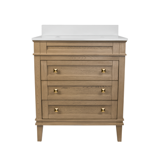 Eleanor 30-inch Vanity with Engineered White Top