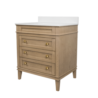 Eleanor 30-inch Vanity with Engineered White Top
