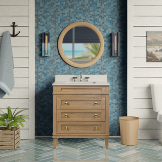 Eleanor 30-inch Vanity with Engineered White Top