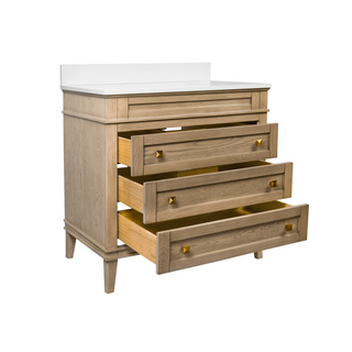 Eleanor 36-inch Vanity with Engineered White Top