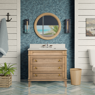 Eleanor 36-inch Vanity with Engineered White Top