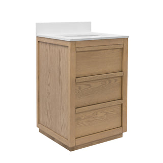 Giselle 24-inch Vanity with Engineered White Top