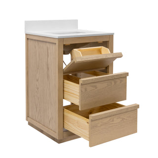 Giselle 24-inch Vanity with Engineered White Top