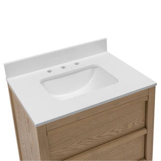 Giselle 30-inch Vanity with Engineered White Top