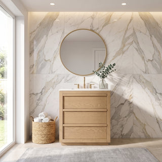 Giselle 30-inch Vanity with Engineered White Top