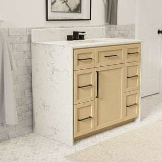 Palisade 42-inch Bathroom Vanity with Engineered Marble Top