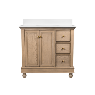 Bella 36-inch Vanity with Engineered White Top