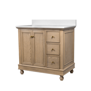Bella 36-inch Vanity with Engineered White Top