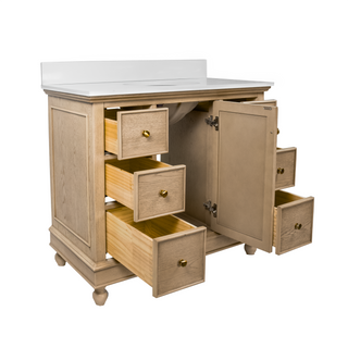 Bella 42-inch Vanity with Engineered White Top