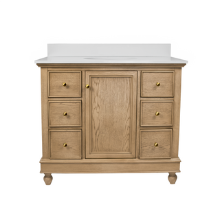 Bella 42-inch Vanity with Engineered White Top
