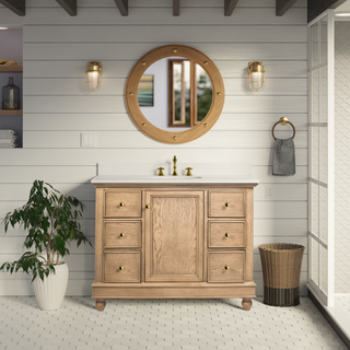 Bella 42-inch Vanity with Engineered White Top