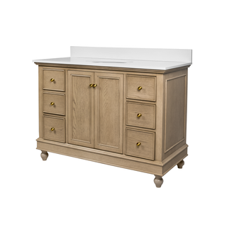 Bella 48-inch Vanity with Engineered White Top