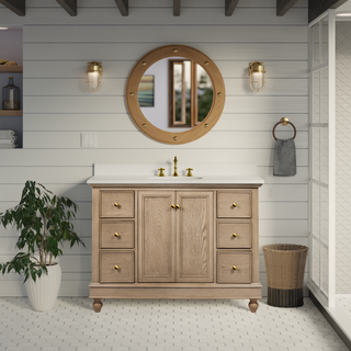 Bella 48-inch Vanity with Engineered White Top