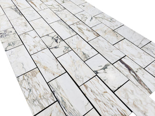 Calacatta Monet 12x24” Marble Tile (Honed) - $34.95/sq ft