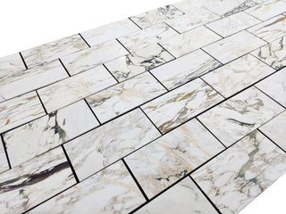 Calacatta Monet 12x24” Marble Tile (Honed) - $34.95/sq ft