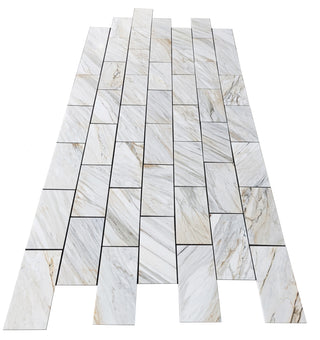 Calacatta Gold 12x24” Marble Tile (Polished) - $24.95/sq ft