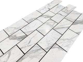Calacatta Statuario 12x24” Marble Tile (Honed) - $24.95/sq ft