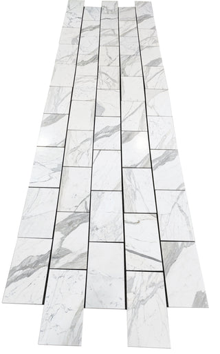 Calacatta Statuario 12x24” Marble Tile (Honed) - $24.95/sq ft