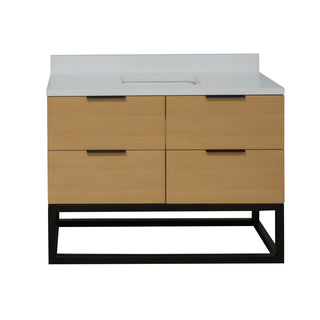 Mia 48-inch Vanity with Matte White Top
