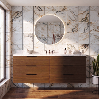 Calacatta Monet 12x12” Marble Tile (Honed) - $27.95/sq ft
