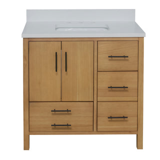 California 36-inch Vanity with Matte White Top