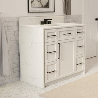 Palisade 42-inch Bathroom Vanity with Engineered Marble Top