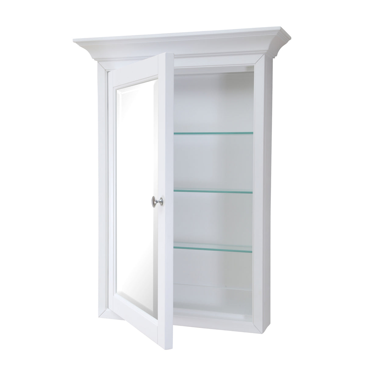 Newport Wall-Mounted Medicine Cabinet (White) – KitchenBathCollection