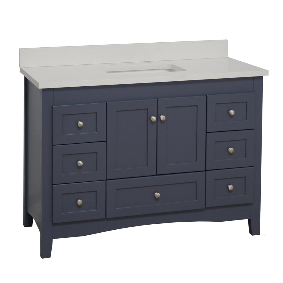 48-inch Bathroom Vanities | Solid Wood Construction – KitchenBathCollection