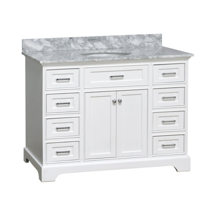 48-inch Bathroom Vanities | Solid Wood Construction – KitchenBathCollection