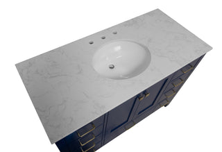 Horizon 48-inch Vanity with Engineered Carrara Top