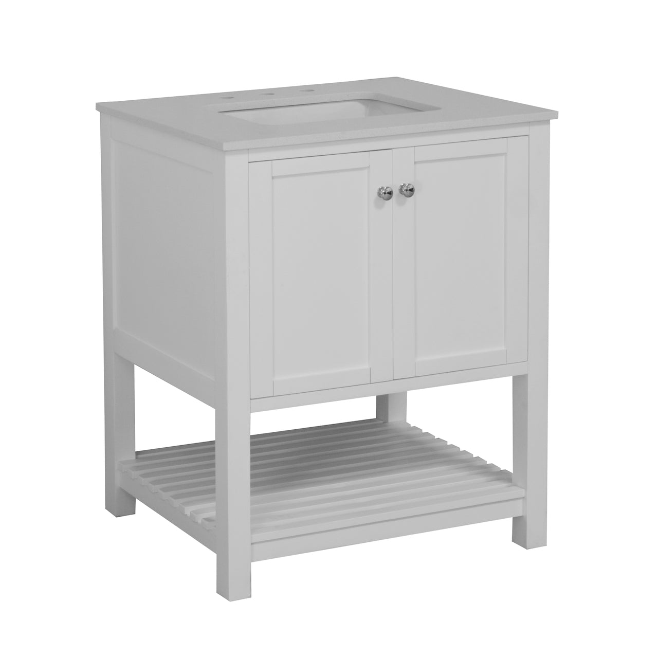Lakeshore 30inch Modern Bathroom Vanity with Quartz Top