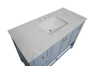 Lakeshore 48-inch Vanity with Engineered Carrara Top
