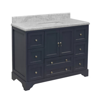 Madison 48-inch Vanity with Carrara Marble Top