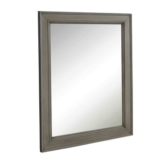 Napa 28-inch Wall Mirror (Weathered Gray)