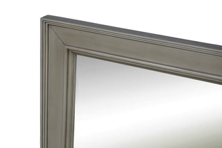 Napa 28-inch Wall Mirror (Weathered Gray)