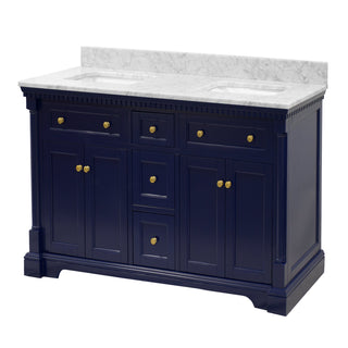 Sydney 60-inch Double Vanity with Carrara Marble Top
